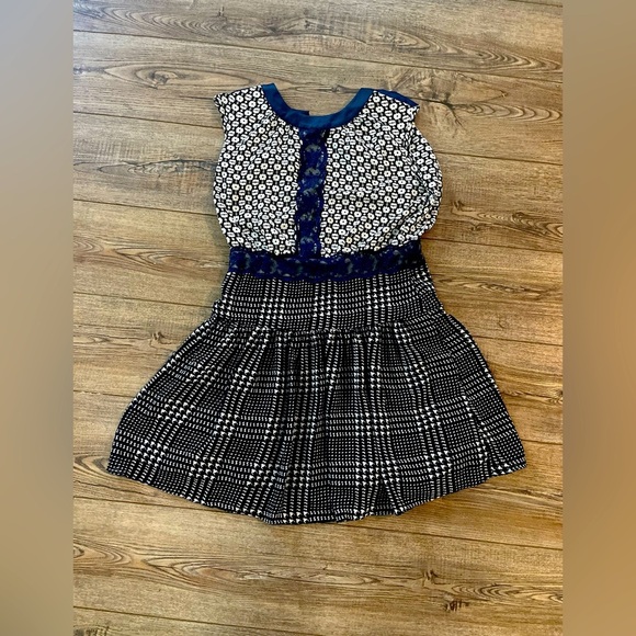 Freeway lace fancy dress with multiple patterns boho indie core academia pro - Picture 1 of 2